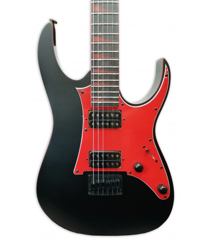 ibanez electric guitar red and black