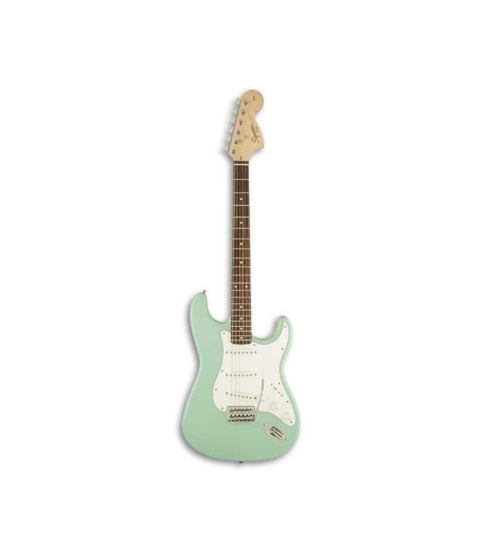 squire strat surf green